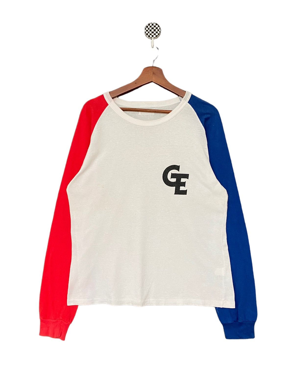 image of Good Enough T-Shirt 1990S in Blue White Red, Men's (Size Medium)