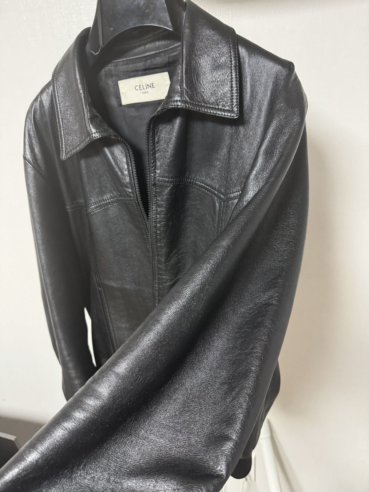 Celine Celine 19FW western lamb leather blouson jacket sz48 Size US M / EU 48-50 / 2 - 4 Thumbnail