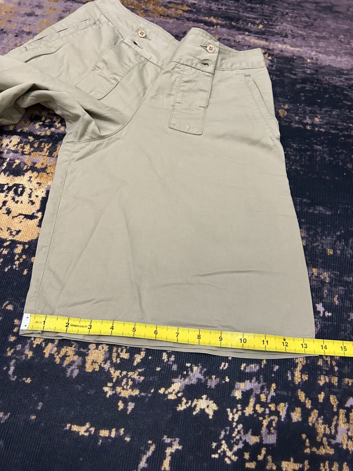 Zucca zucca travail open button front rise shortpans Size US 29 - 18 Thumbnail