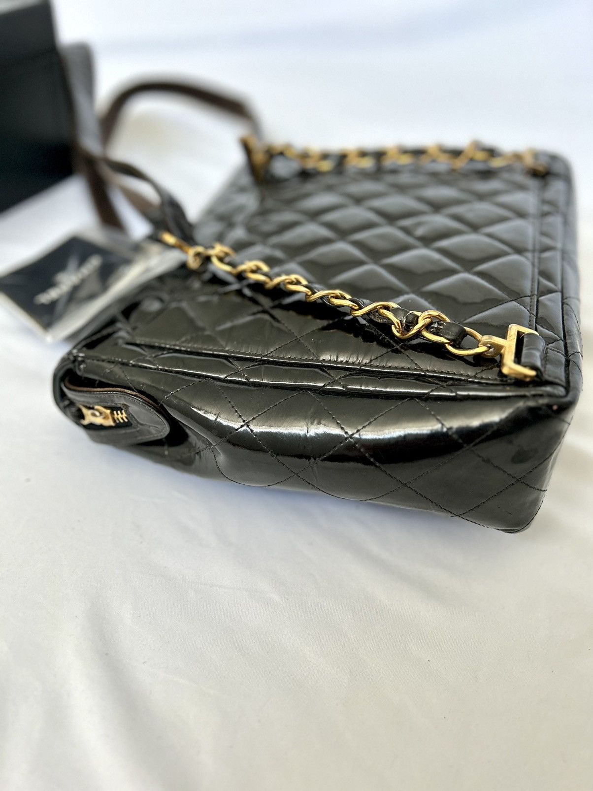 Chanel Chanel Patent Leather Backpack Size ONE SIZE - 14 Thumbnail