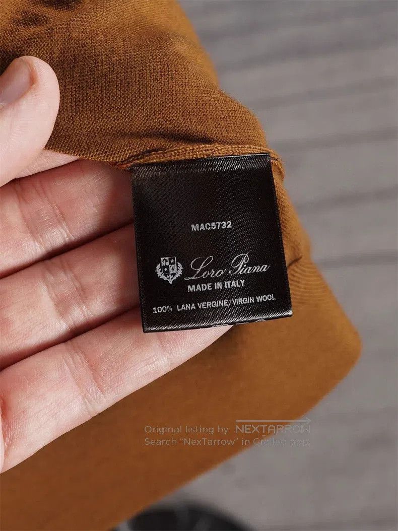Loro Piana Loro Piana 12 Micron Wool Full Zip Knit Sweater Size US L / EU 52-54 / 3 - 9 Thumbnail