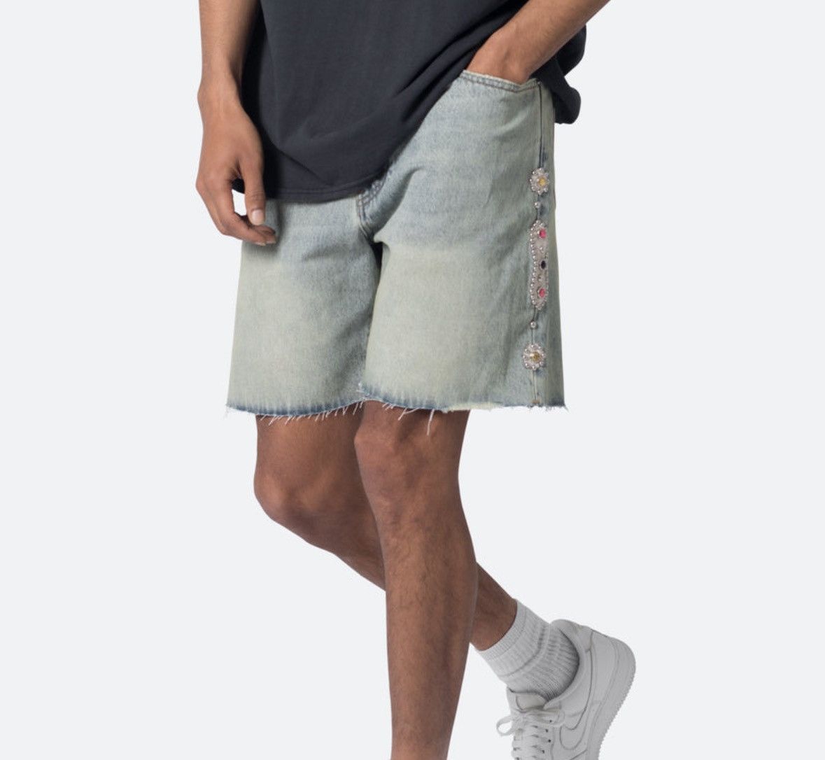 MNML Mojave Denim Shorts Size US 34 / EU 50 - 1 Thumbnail