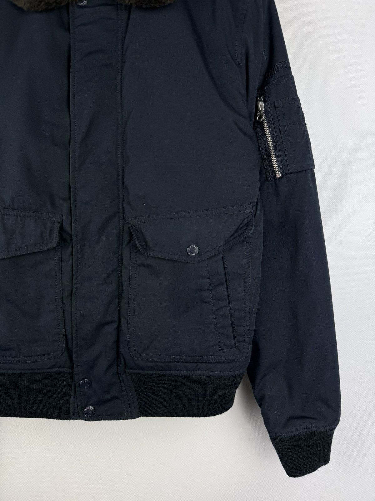 Schott Schott Army Type-U CWU-R Men’s Military Bomber Jacket USA Size US M / EU 48-50 / 2 - 6 Thumbnail