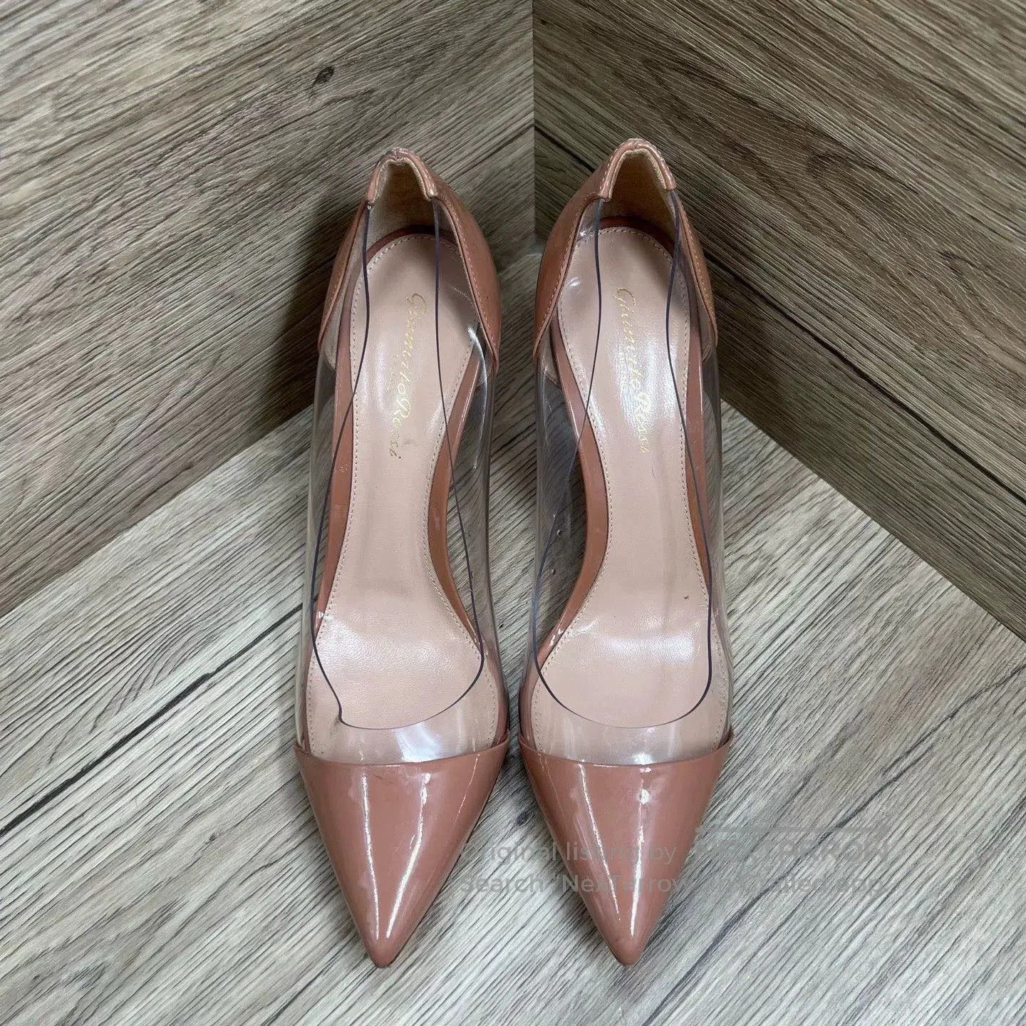 Gianvito Rossi Gianvito Rossi Nude Pink Transparent Heels. Size US 6 / IT 36 - 3 Thumbnail