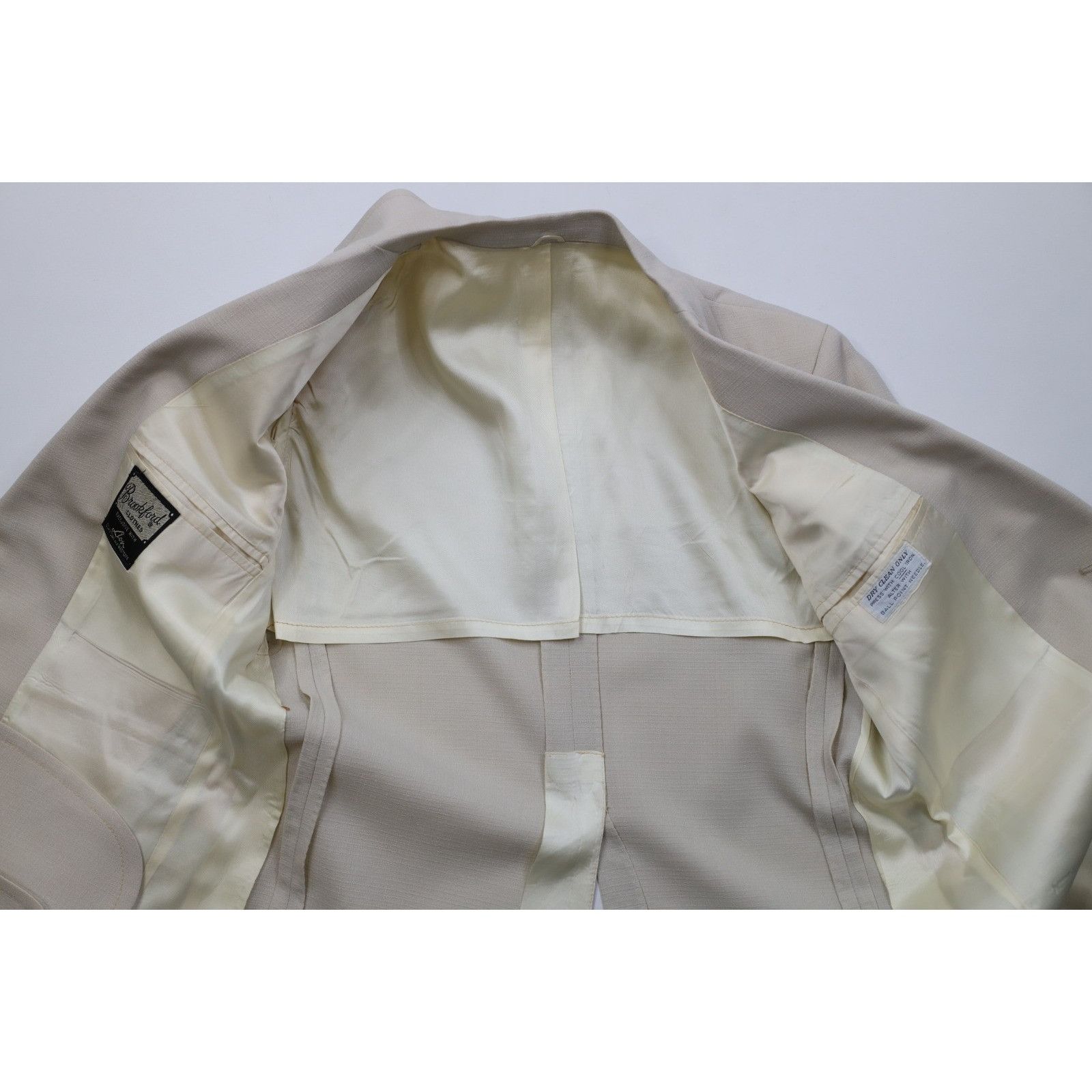 Vintage Vintage 60s 70s Streetwear 2 Piece Suit Wedding Knit Size 40R - 9 Thumbnail