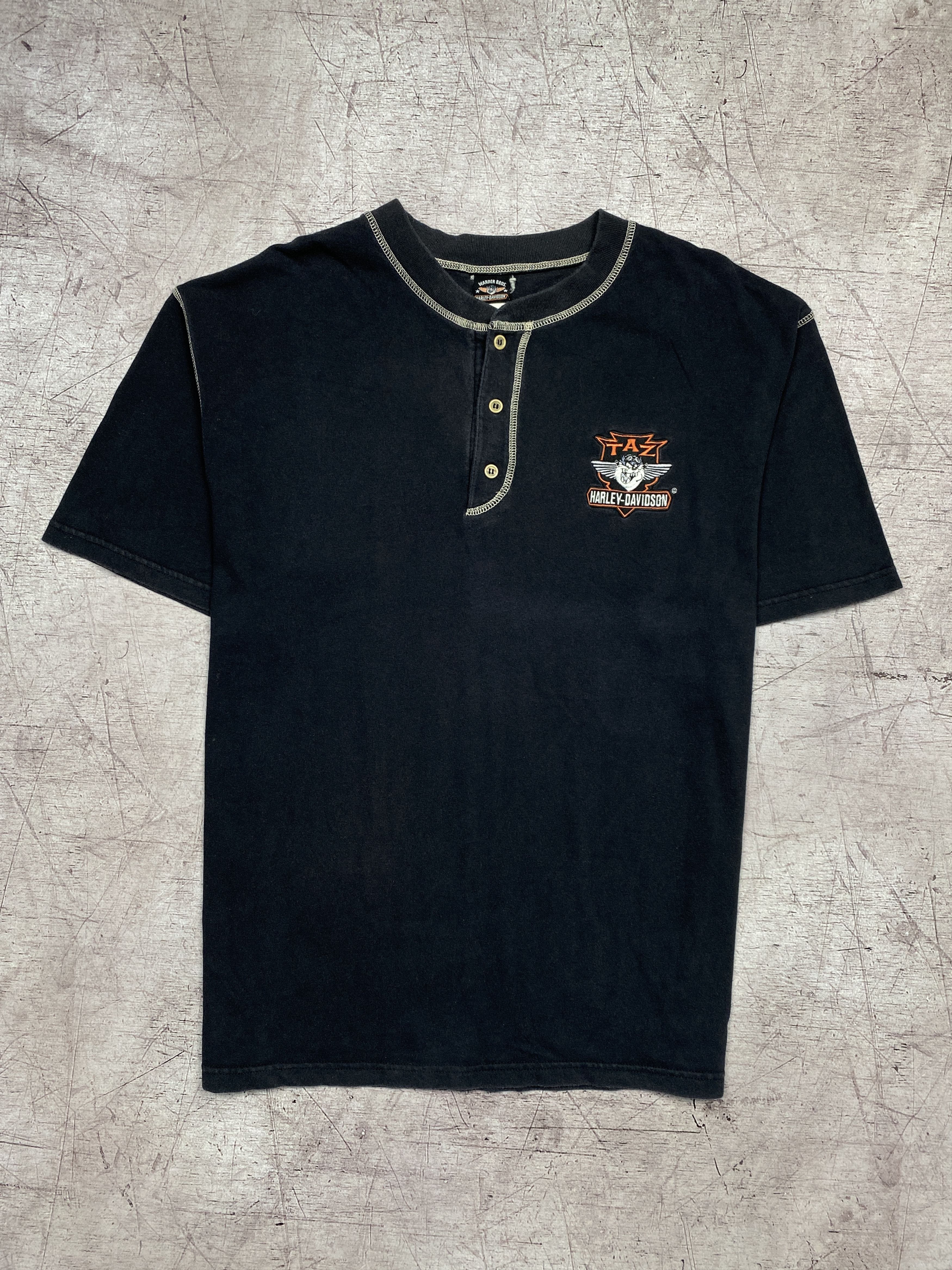 Harley Davidson × Vintage × Warner Bros Harley Davidson + Warner Bros Taz Vintage Mens T-Shirt Size US M / EU 48-50 / 2 - 1 Thumbnail
