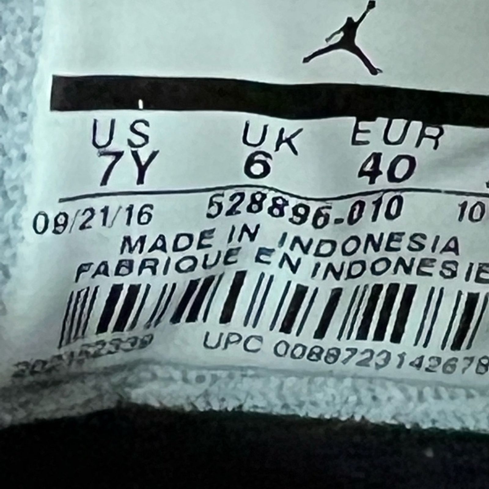 Jordan Brand Nike Air Jordan 11- Retro Low Barons Black SZ 7Y WOMEN 8.5 Size US 8.5 / IT 38.5 - 8 Thumbnail