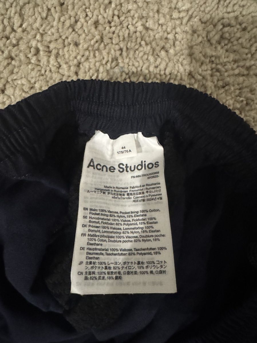 Acne Studios Acne Studios Wide Leg Sweatpants Size US 32 / EU 48 - 4 Thumbnail