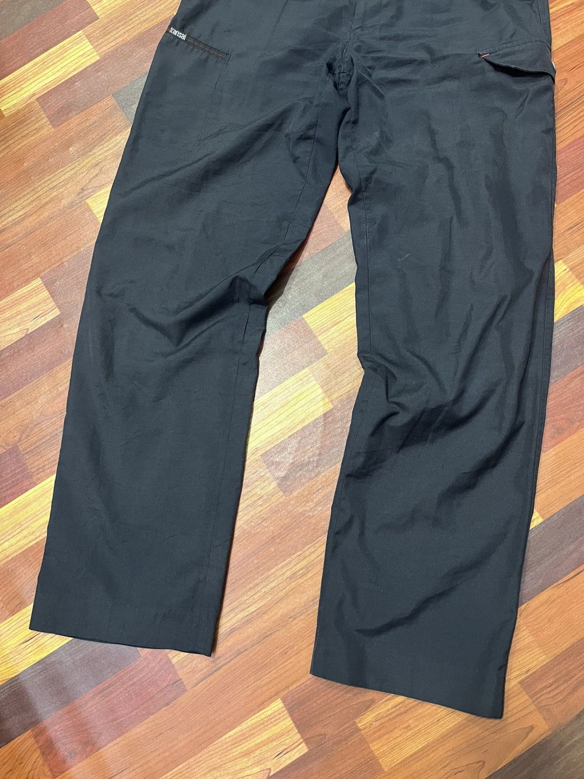 Kansai Yamamoto Kansai Uniform Cargo Pants Black Tactical Work Size US 30 / EU 46 - 3 Thumbnail