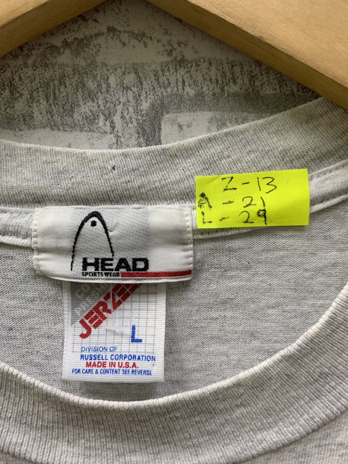 Vintage Vintage 90s HEAD X Jerzees Size US L / EU 52-54 / 3 - 5 Thumbnail