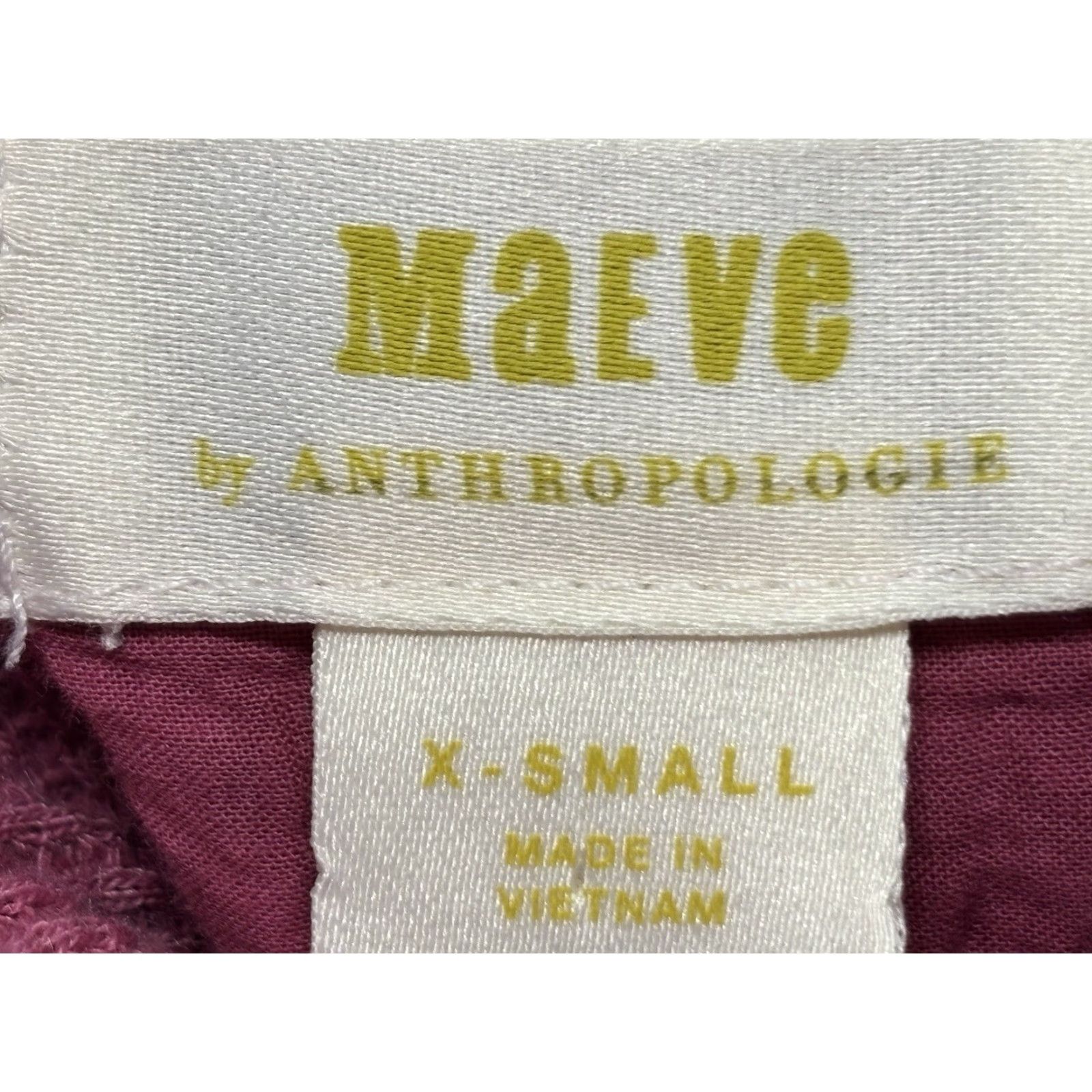 Vintage Maeve Tunic Top By Anthropologie Thermal Turtleneck Zip? No. Size XS / US 0-2 / IT 36-38 - 6 Thumbnail