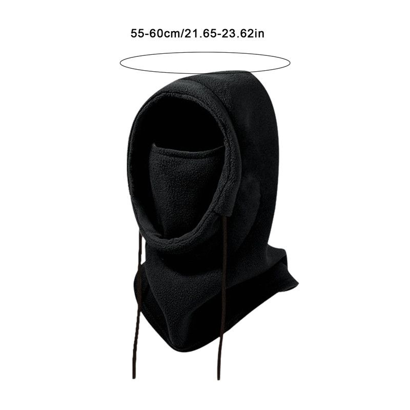 Japanese Brand Fleece Balaclava Hat Hooded Size ONE SIZE - 4 Thumbnail