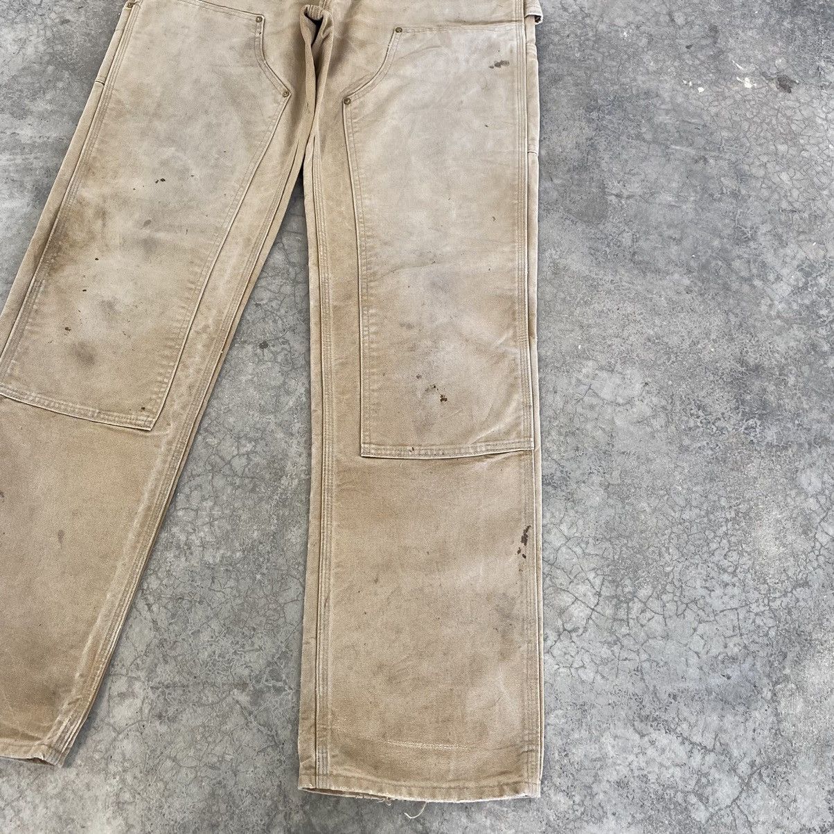Carhartt Vintage Carhartt Double Knee Faded Tan Carpenter Work Pants Size US 32 / EU 48 - 7 Thumbnail