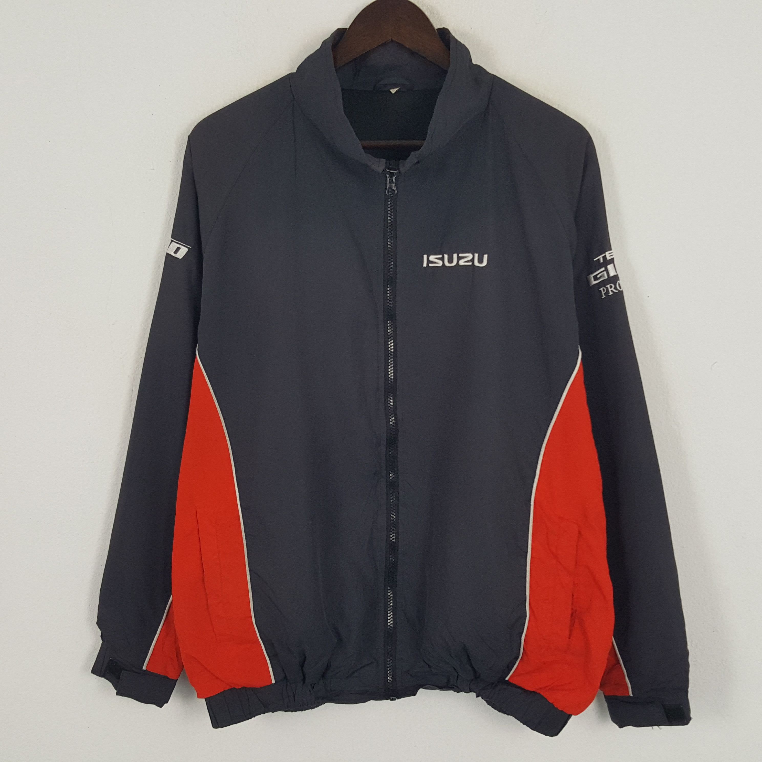 Japanese Brand × Vintage Vintage Isuzu Giga Windbreaker Zipper Worker Uniform Jacket Size US XL / EU 56 / 4 - 3 Thumbnail