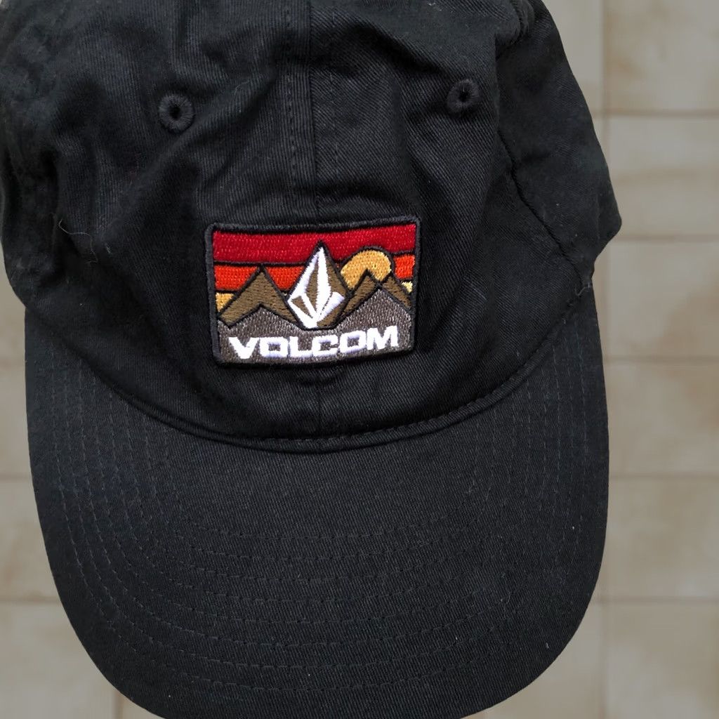 Volcom VOLCOM True to This Strapback Hat Men Black One Size Cap Adjustable Size ONE SIZE - 1 Thumbnail