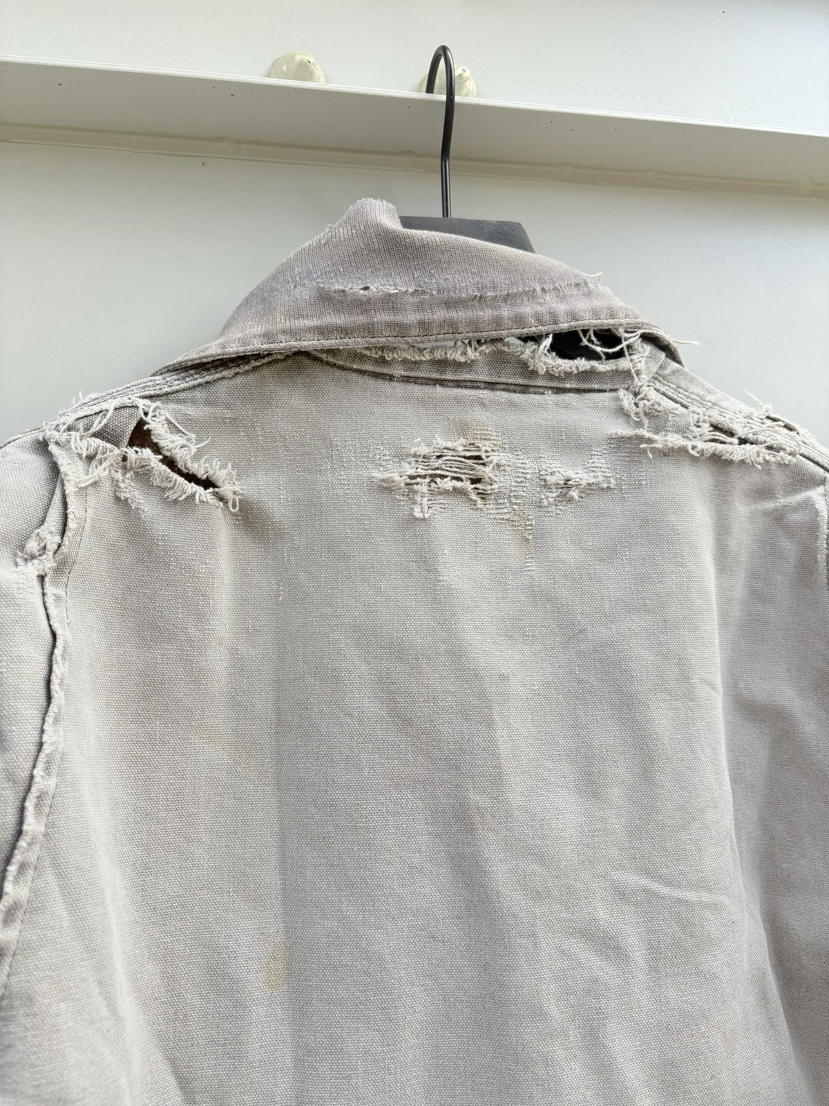 Carhartt Vintage Carhartt Detroit Faded Thrashed Jacket ERD GRUNGE Size US L / EU 52-54 / 3 - 9 Thumbnail