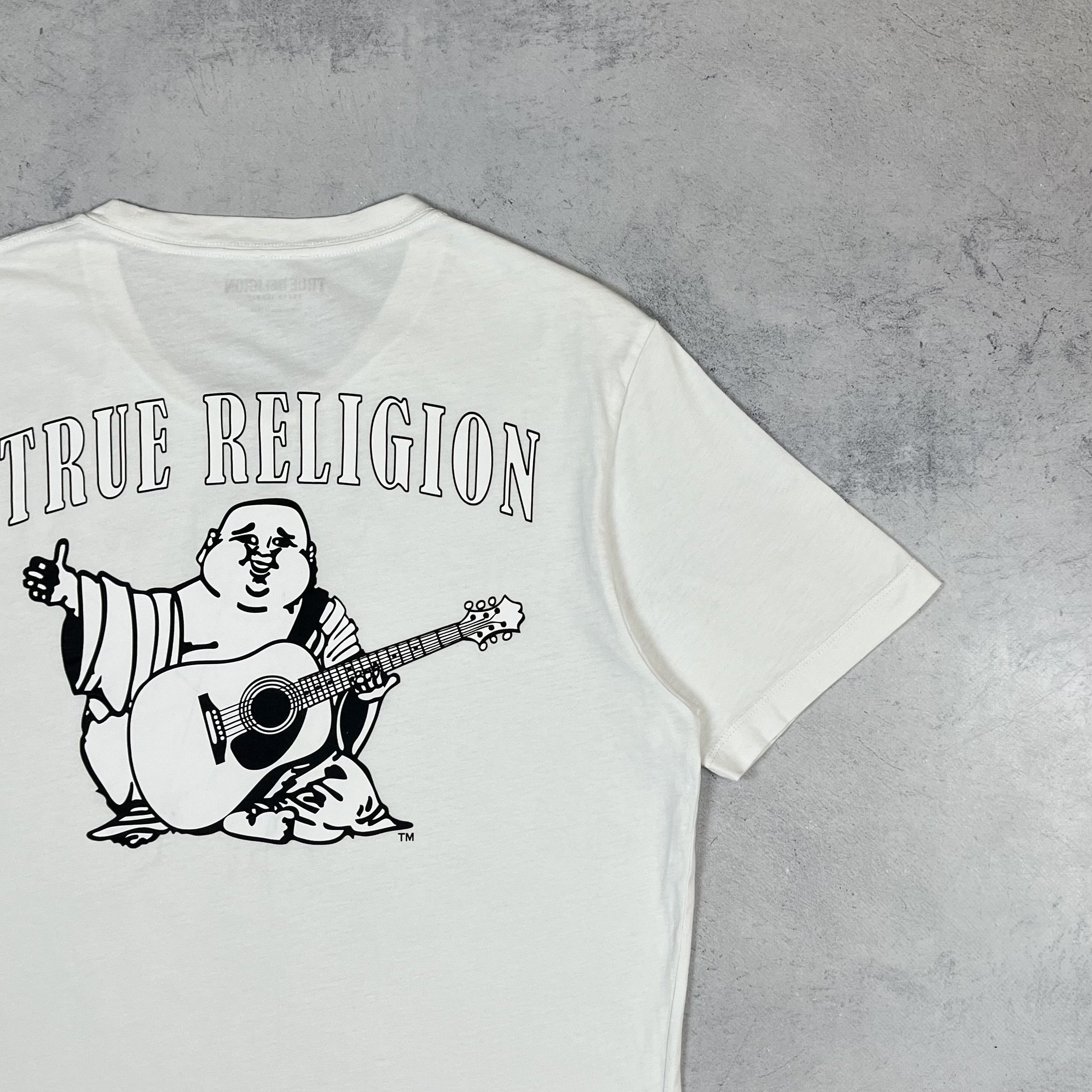 True Religion True Religion Y2K Buddha Big Logo Japanese T Shirt Size US L / EU 52-54 / 3 - 3 Thumbnail