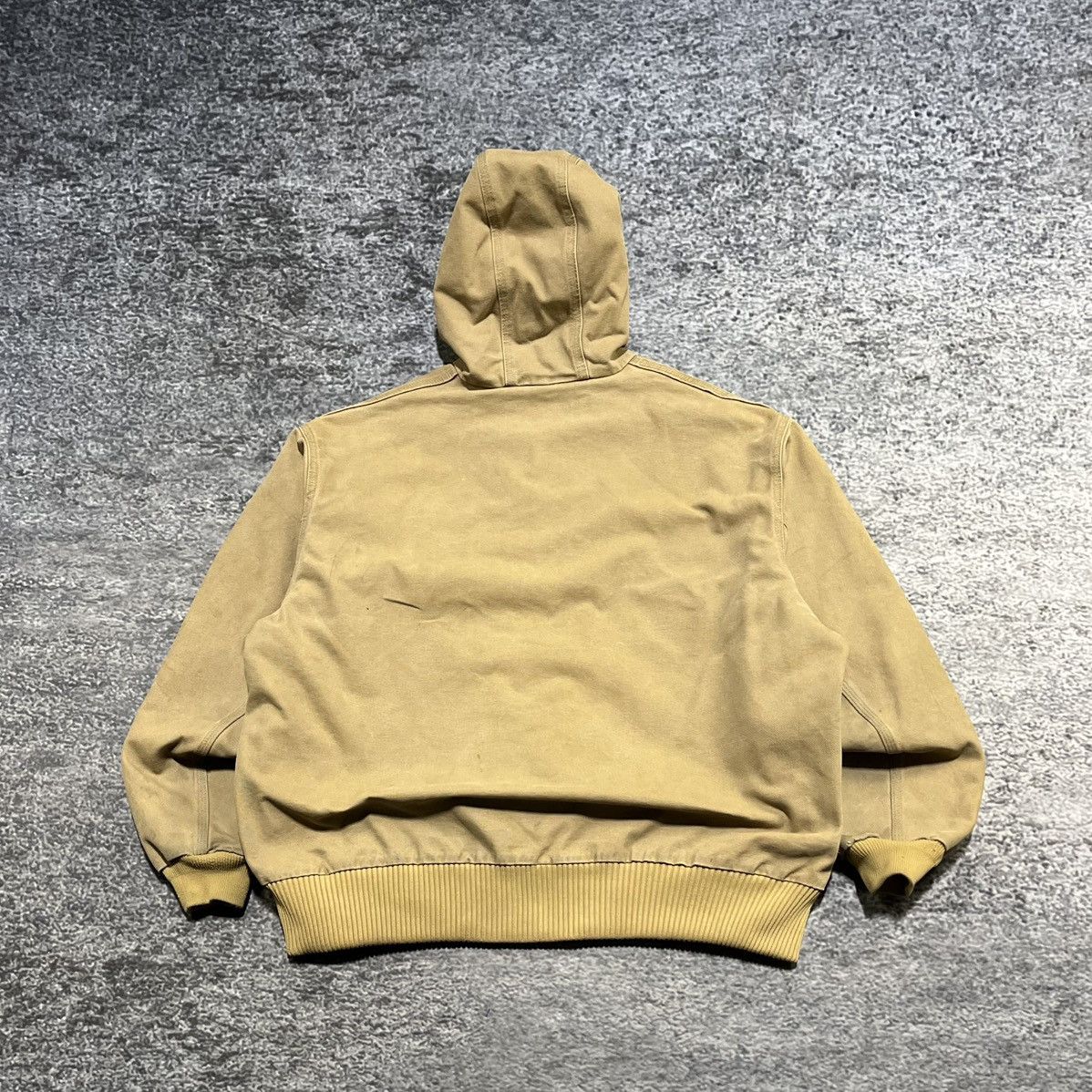 Carhartt VINTAGE CARHARTT TAN BROWN FADED JACKET HOODED WORKWEAR XXL Size US XXL / EU 58 / 5 - 2 Thumbnail