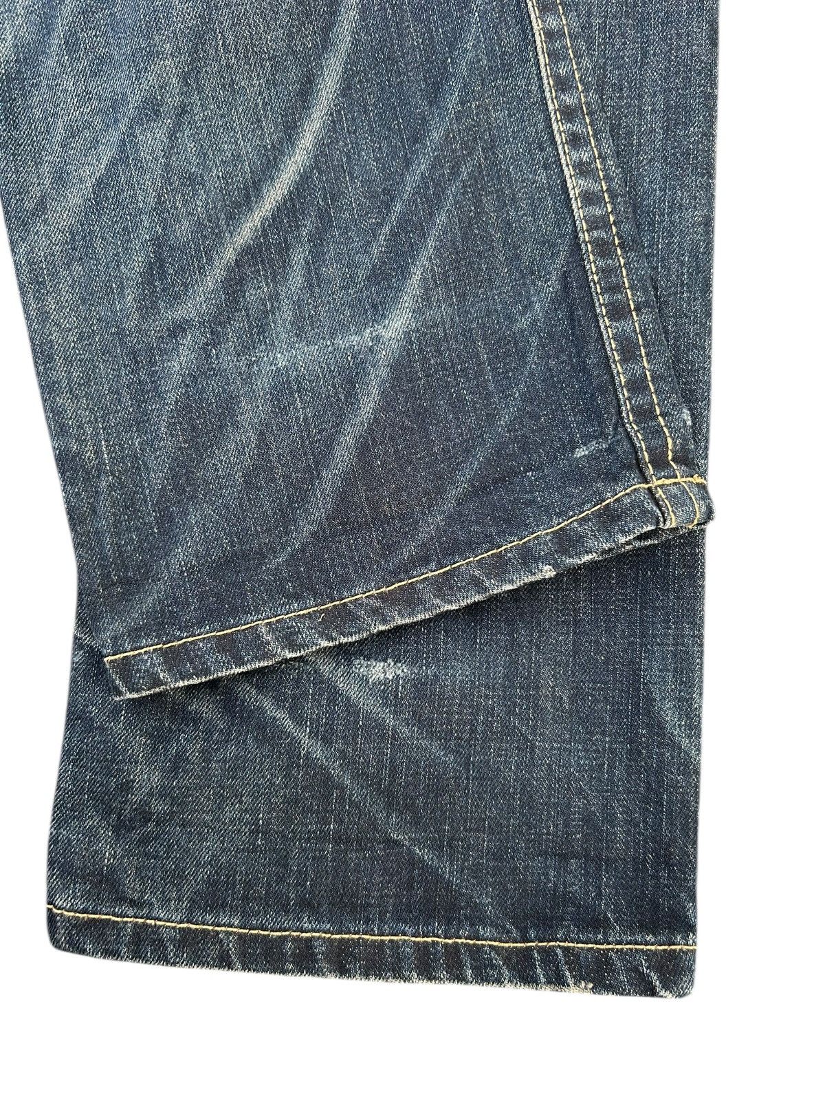 Kapital Buckle Back Lolita Distressed Denim Jeans Size US 34 / EU 50 - 13 Thumbnail