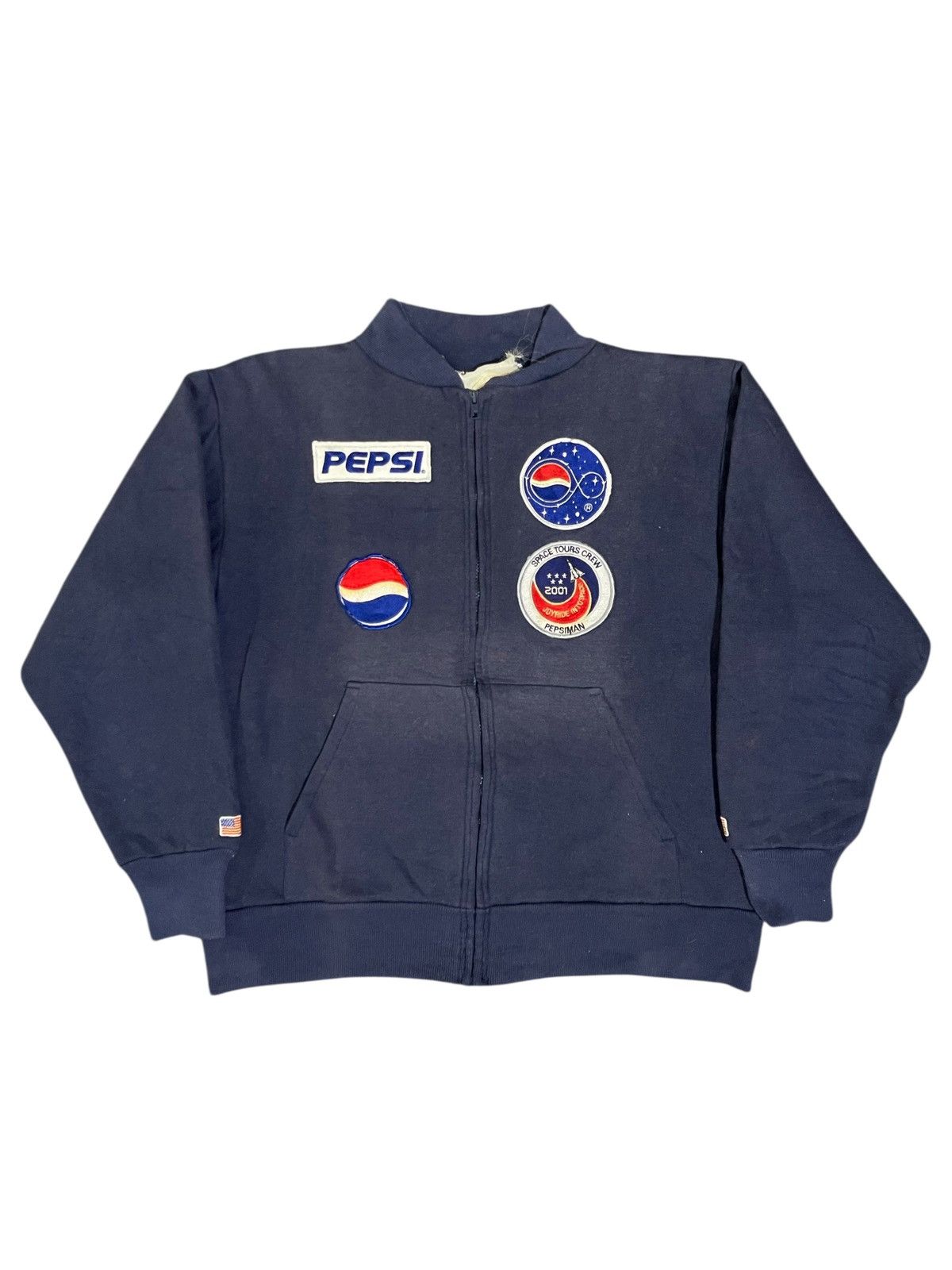 Pepsi 2001 Pepsi Space Tour Crew Nasa Bomber Thermal Jacket Size US M / EU 48-50 / 2 - 1 Thumbnail