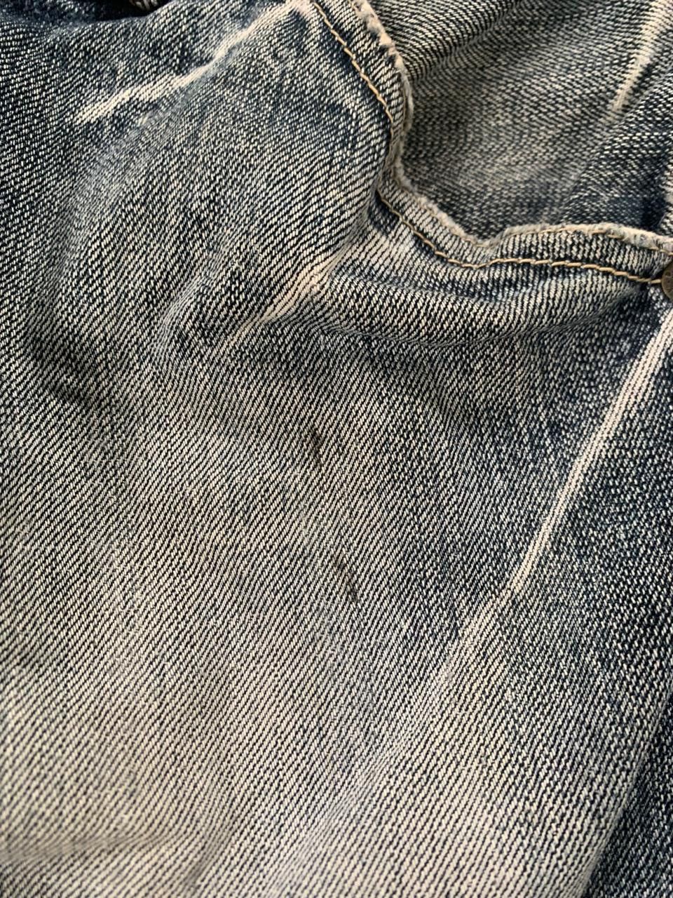 20471120 × Beauty Beast × PPFM PPFM Distressed Denim Double Waist Jeans Size US 31 - 7 Thumbnail