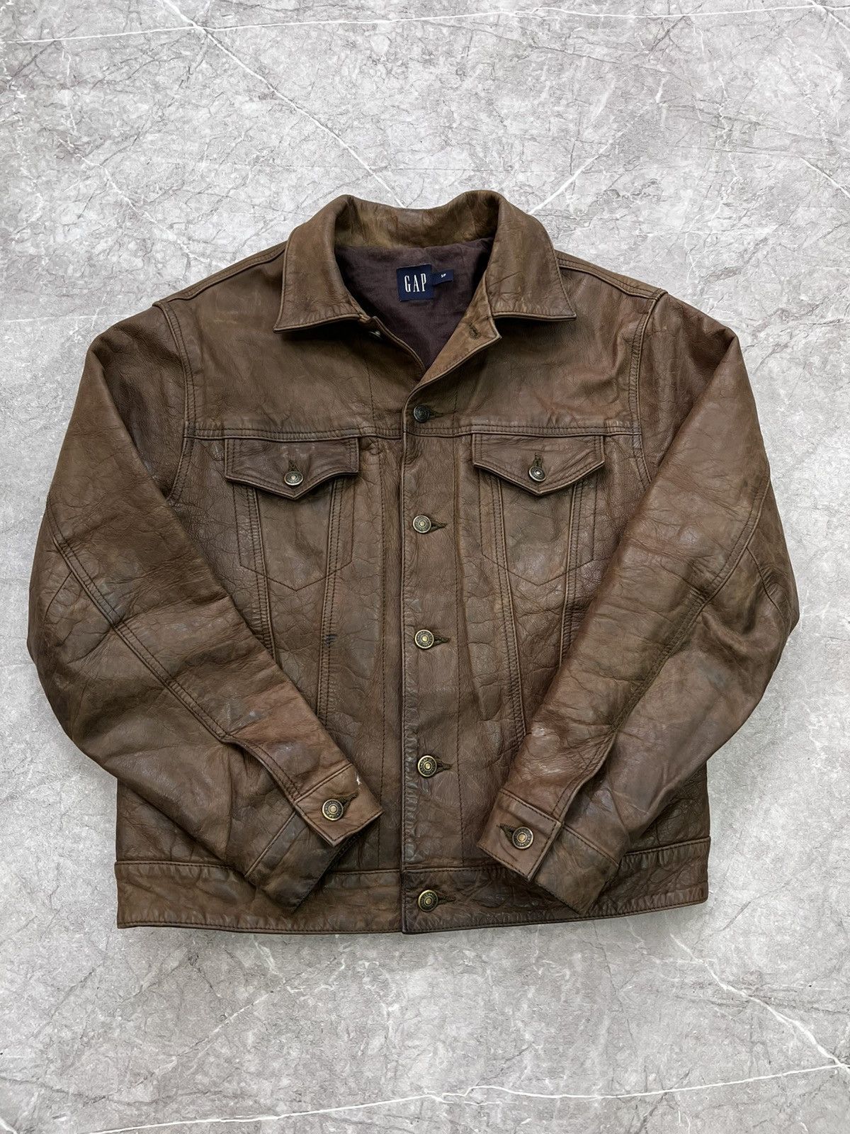 Men's Gap Leather Jackets | Grailed