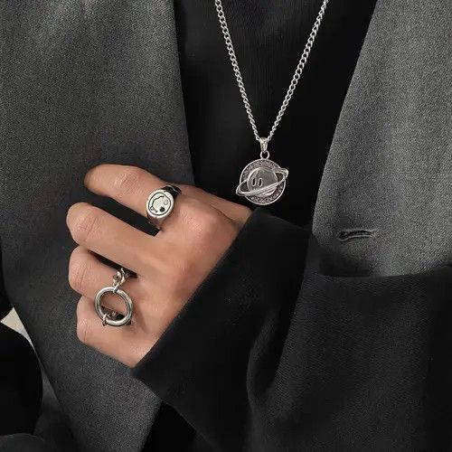 Designer Retro punk rings Size ONE SIZE - 2 Thumbnail