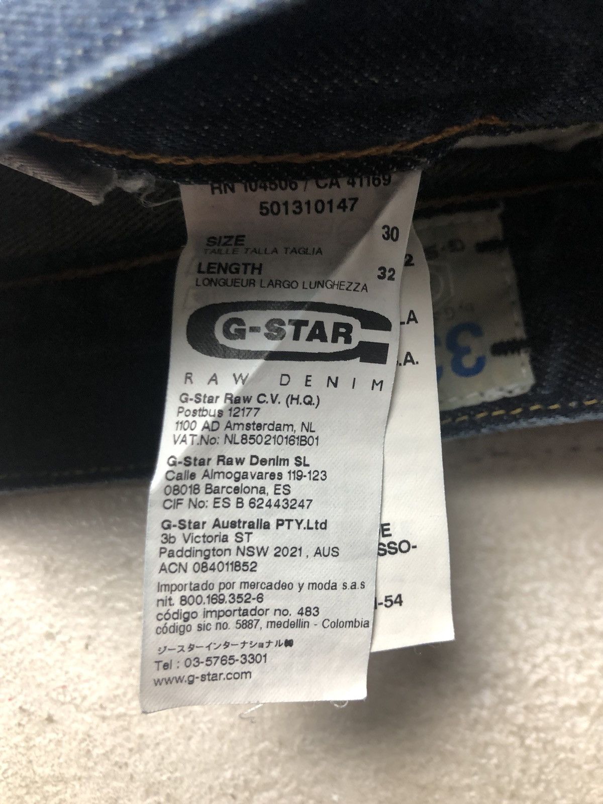 G-Star VINTAGE G STAR RAW BAGGY JAPANESE STYLE ARCHIVE OPIUM Y2K Size US 30 / EU 46 - 11 Thumbnail
