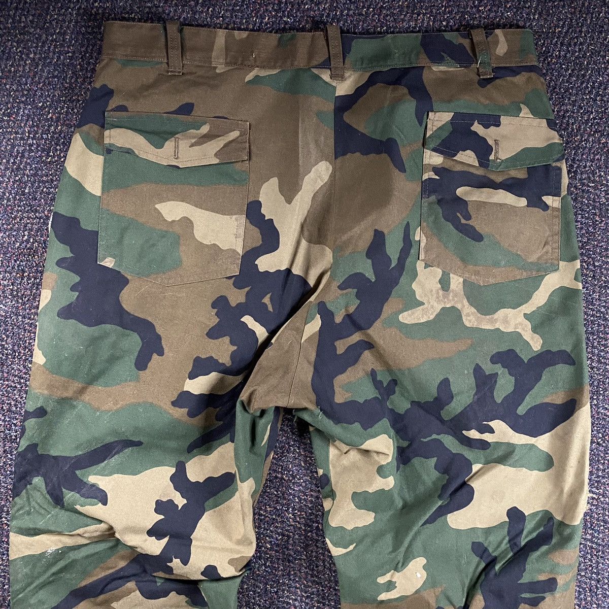 Cabelas × Vintage 1980s Cabelas Camo Hunting Pants Size US 36 / EU 52 - 5 Thumbnail
