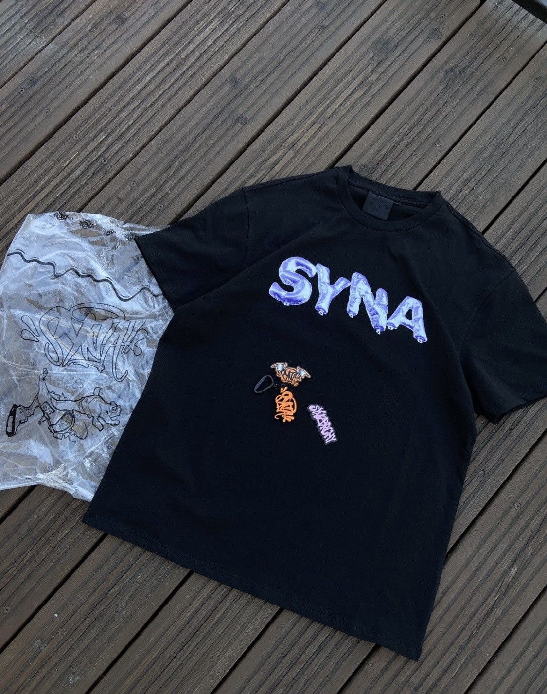 Syna World Syna World Ballon Tee Central Cee drill drip merch Size US XL / EU 56 / 4 - 1 Thumbnail