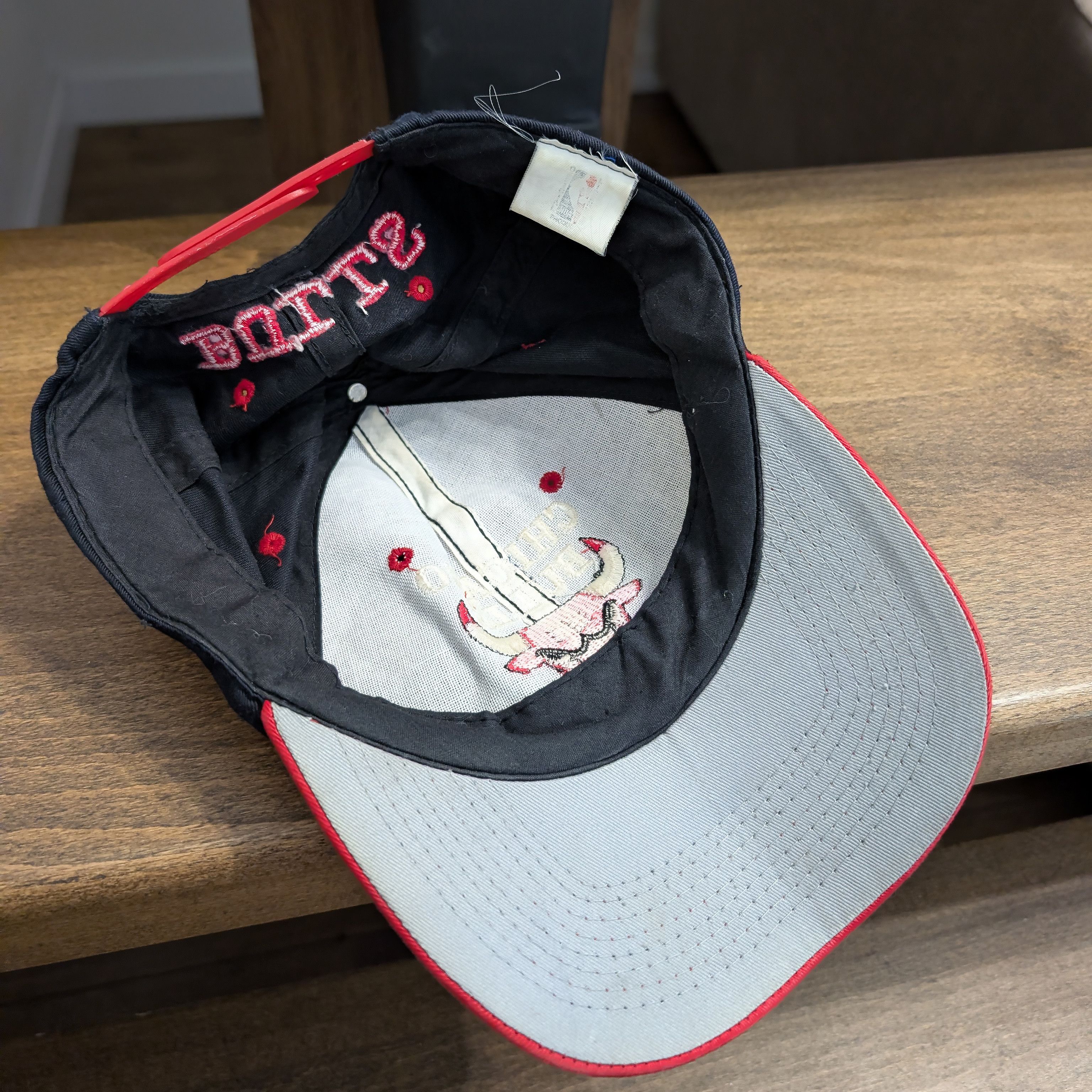 Other Vintage 90's Chicago Bulls NBA Snapback Hat Cap Hat Red Size ONE SIZE - 12 Thumbnail