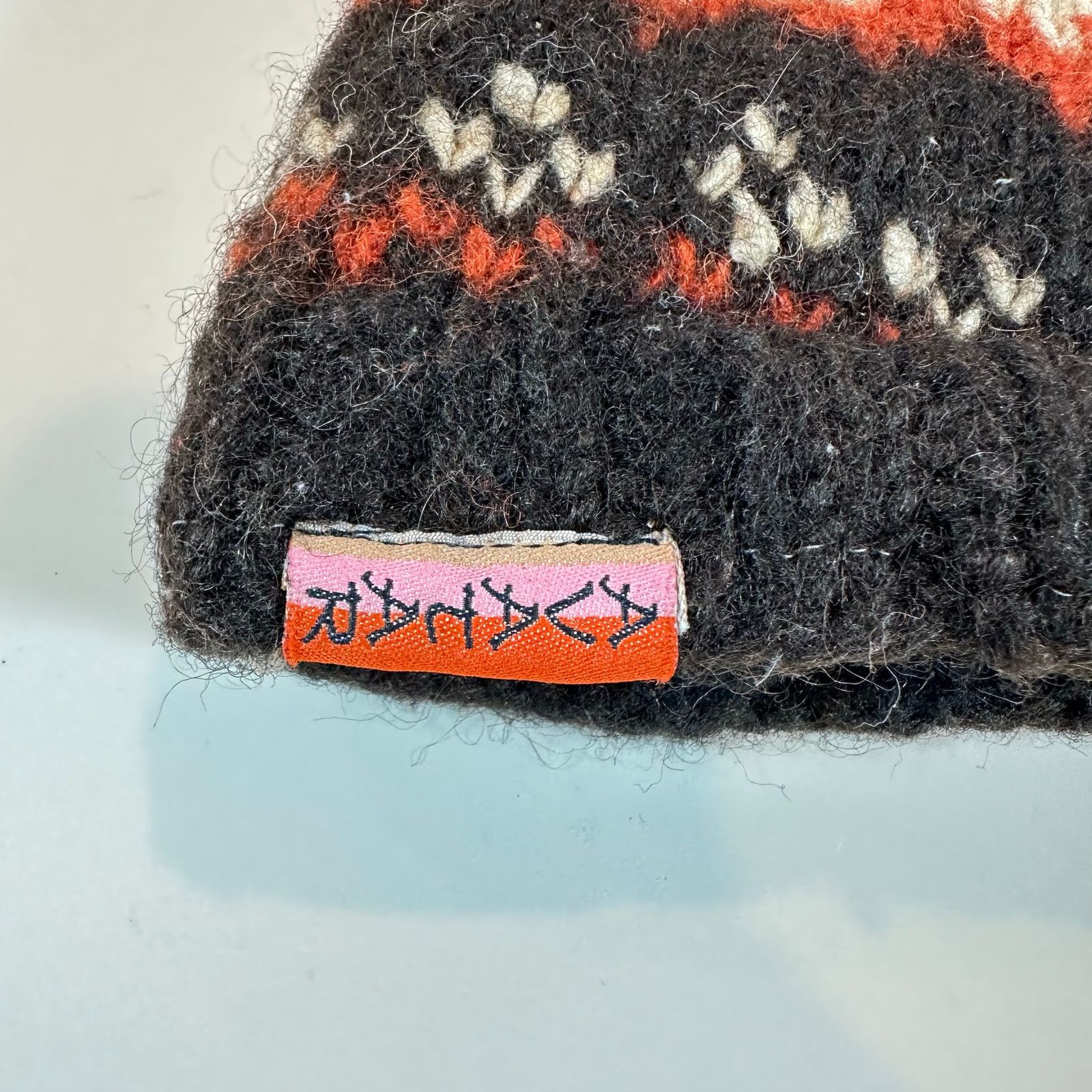 Other Avatar Beanie Wool Winter Hat Fair Isle Brown Orange Size ONE SIZE - 2 Thumbnail