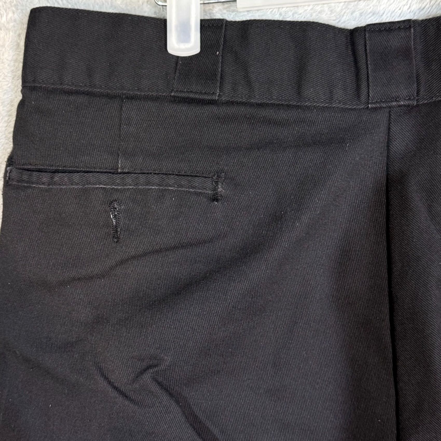 Dickies VINTAGE? No. Dickies 874 Original Flex Pants Mens 40 x 30 Black Pants High-Rise Workwear Size US 40 / EU 56 - 6 Thumbnail