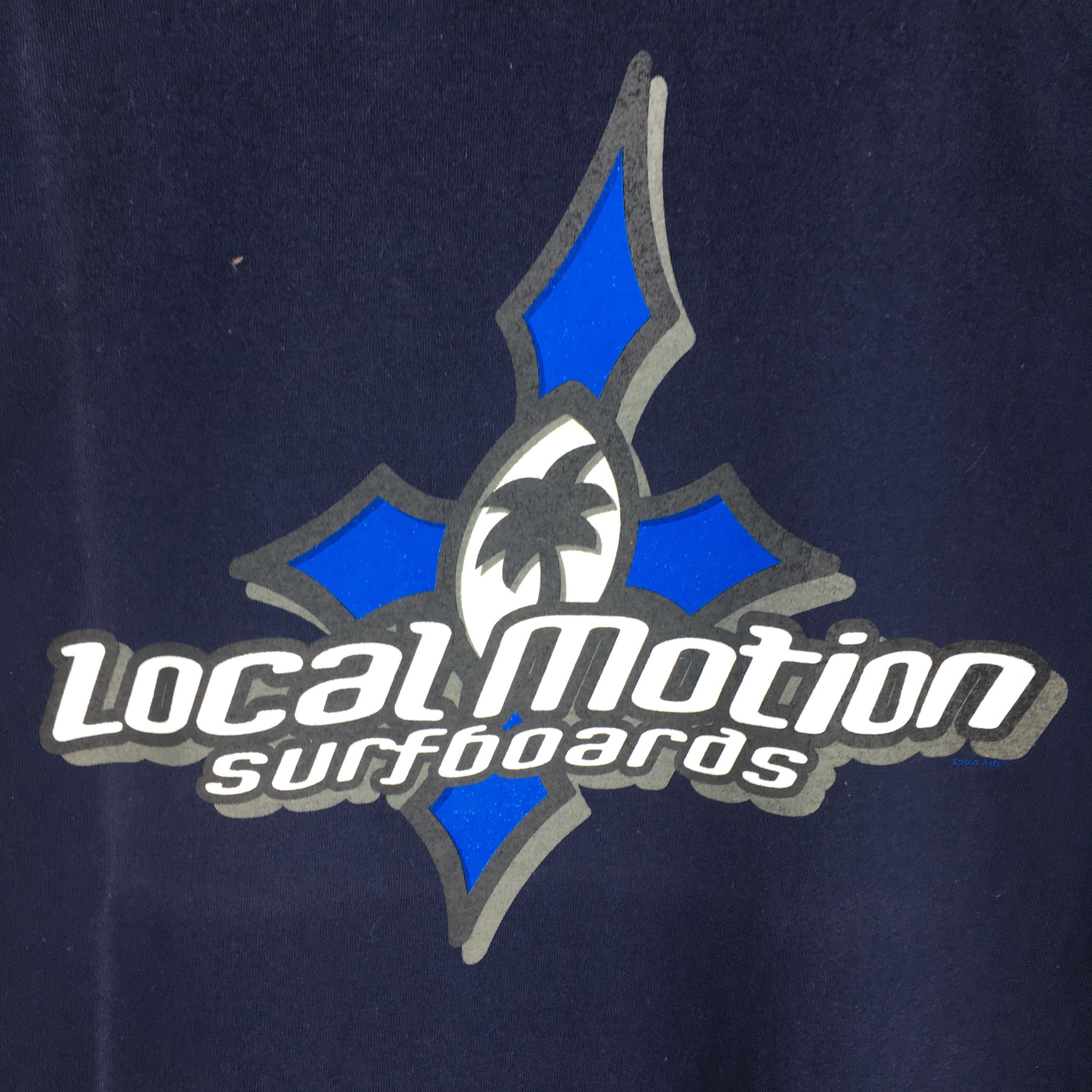 Gotcha Vintage 80's Local Motion Hawaii Surf Blue T shirt Small Size US S / EU 44-46 / 1 - 2 Thumbnail