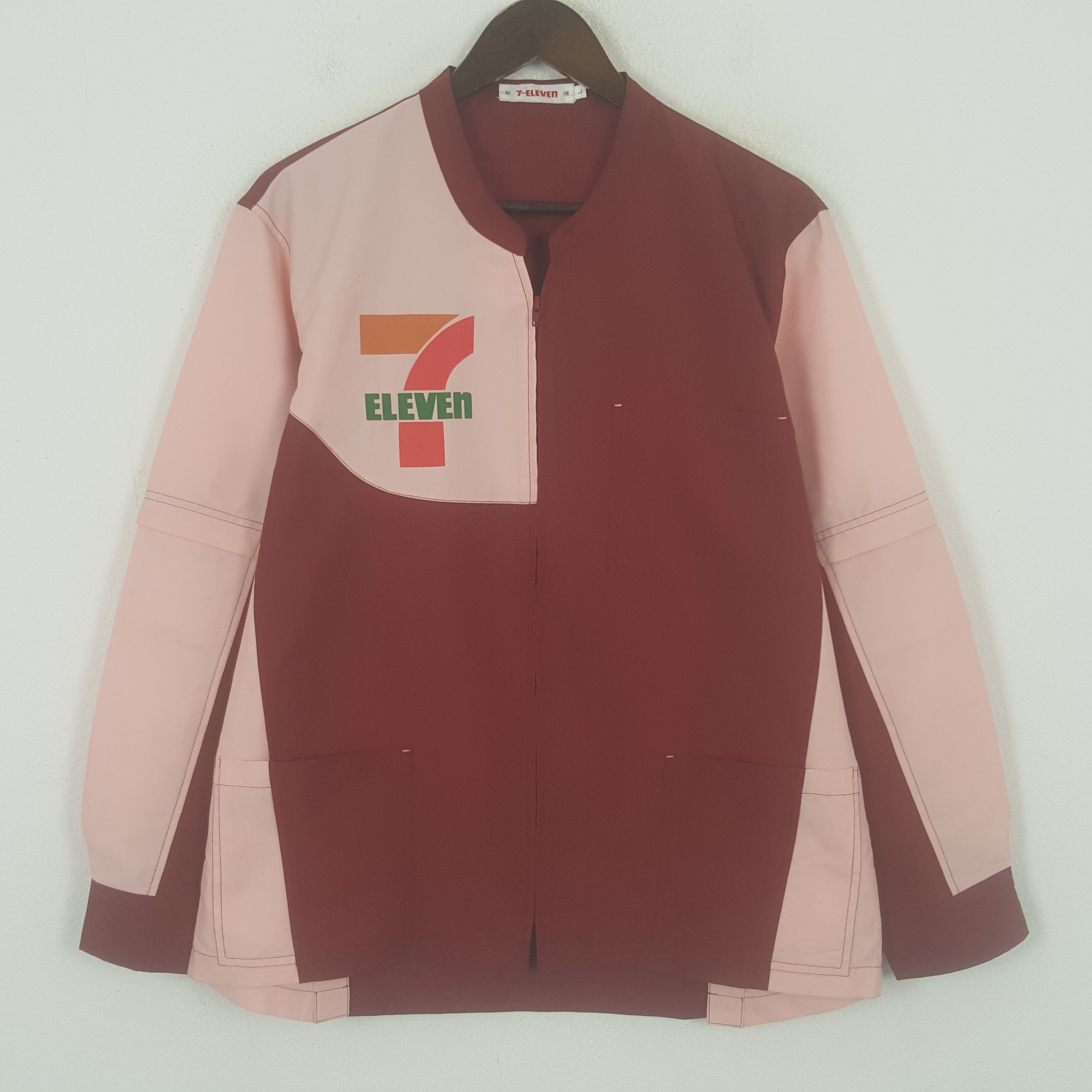 Japanese Brand Vintage 7 Eleven Worker Japan Uniform Jacket Size US L / EU 52-54 / 3 - 3 Thumbnail