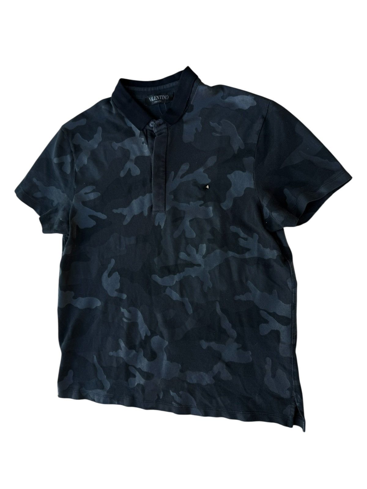 Valentino Valentino camo stud polo Size US M / EU 48-50 / 2 - 2 Thumbnail