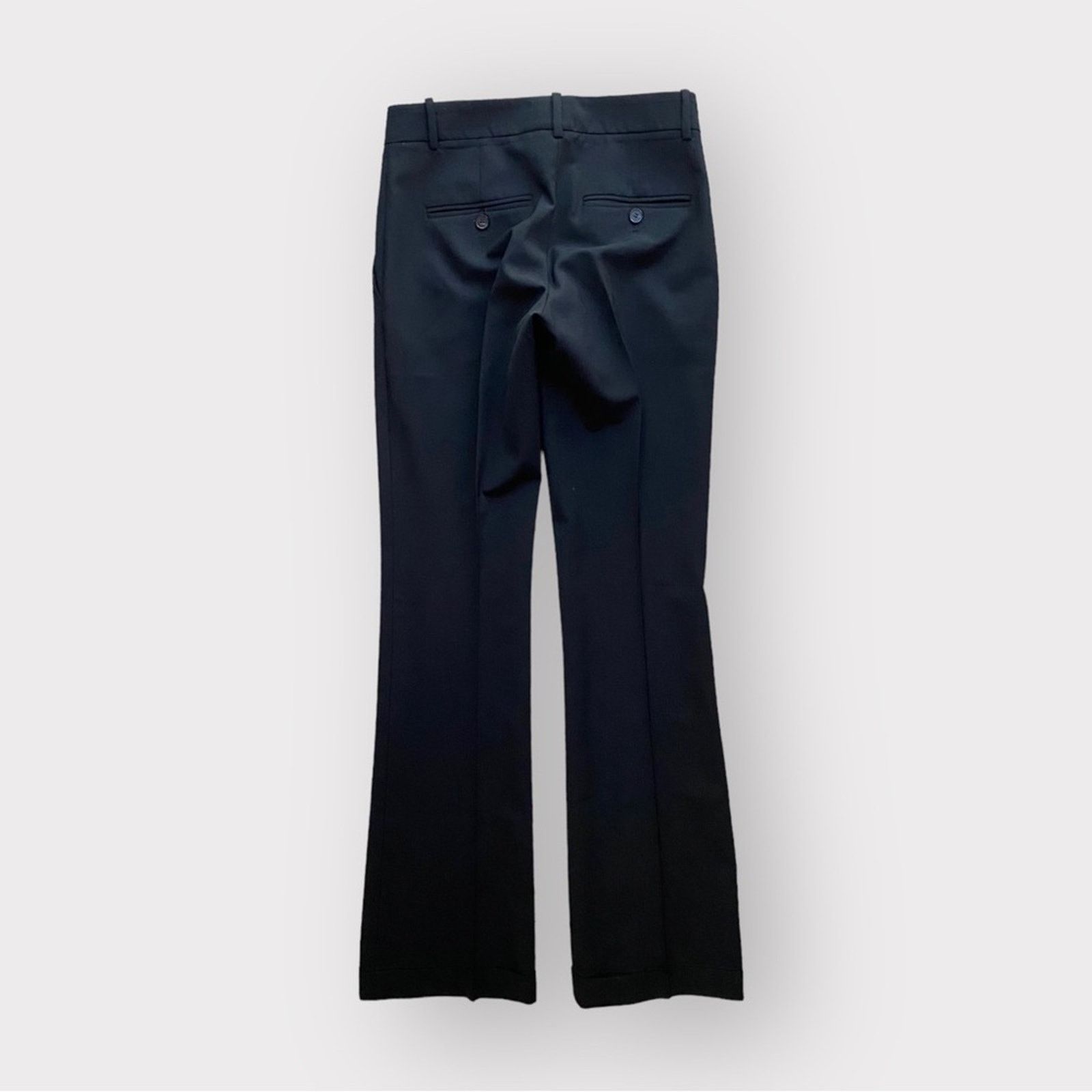 Theory Theory Demitria 4 Stretch-Wool Flared Pants Black Size 24" / US 00 / IT 34 - 2 Thumbnail