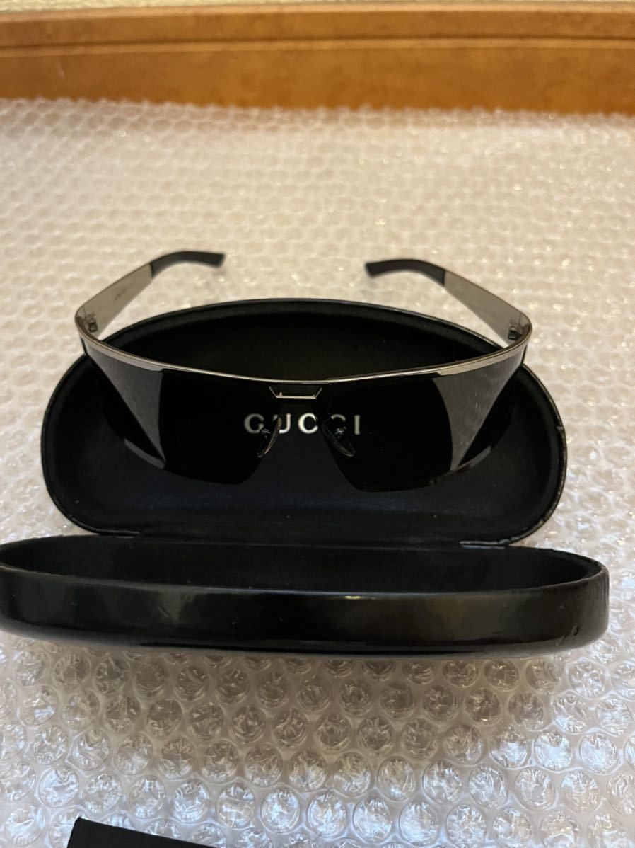 Gucci Gucci Sunglasses Steel Mask Sport Shield Pop Vintage Size ONE SIZE - 5 Thumbnail