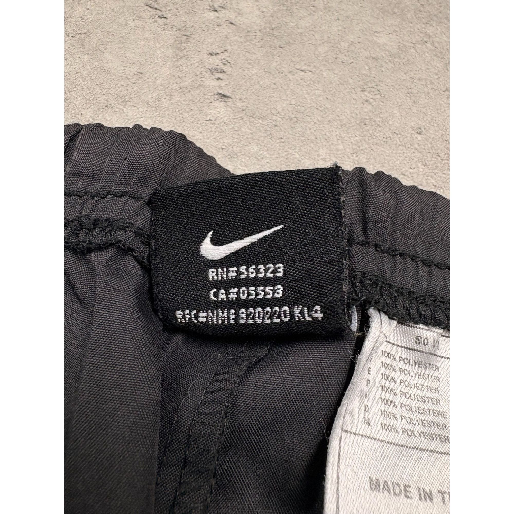 Nike Rare Vintage 90s Nike Track Pants Black Red Tag Baggy Swoosh Size US 34 / EU 50 - 9 Thumbnail