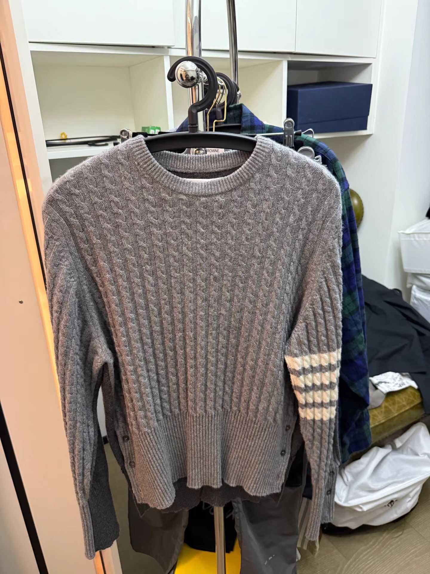 Thom Browne Thom Browne Trompe-l'oeil Cashmere Sweater K27 Size US L / EU 52-54 / 3 - 1 Thumbnail