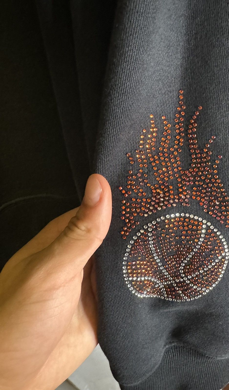 Heron Preston Basketball Skateboards Rhinestone Hoodie Size US M / EU 48-50 / 2 - 4 Thumbnail