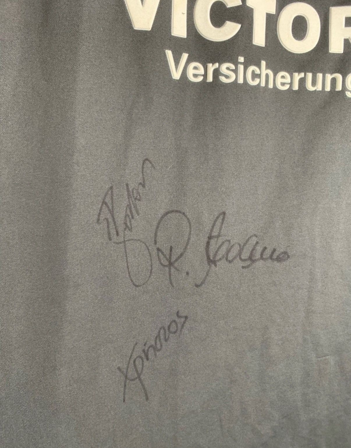 Adidas Adidas Schalke 2002 jersey signed by Rudi Assauer Marcelo B. Size US XXL / EU 58 / 5 - 3 Thumbnail