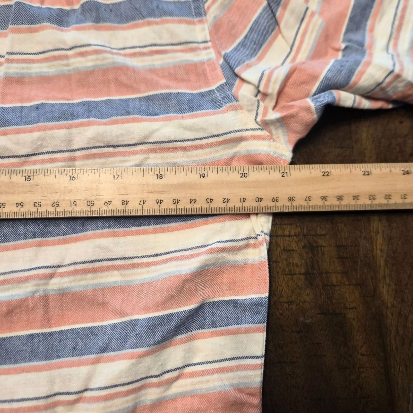 Marine Layer Marine Layer Shirt Mens Medium Pink Blue Short Sleeve Button Front Casual G256 Size US M / EU 48-50 / 2 - 6 Thumbnail