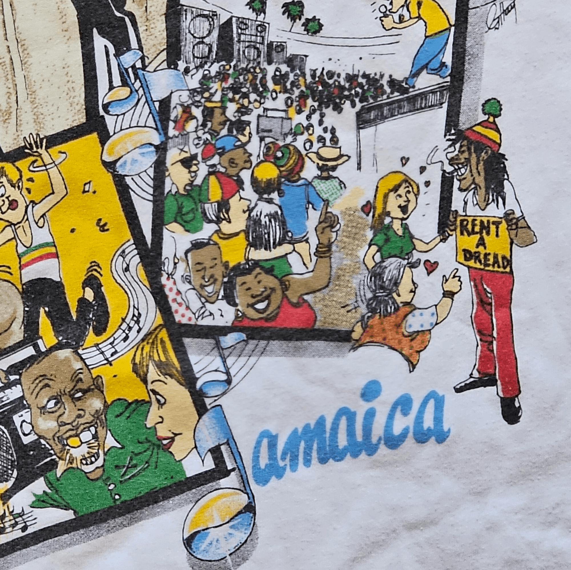 Band Tees × Bob Marley × Vintage Reggae Sunsplash Singlestitch Tee Size US XL / EU 56 / 4 - 6 Thumbnail