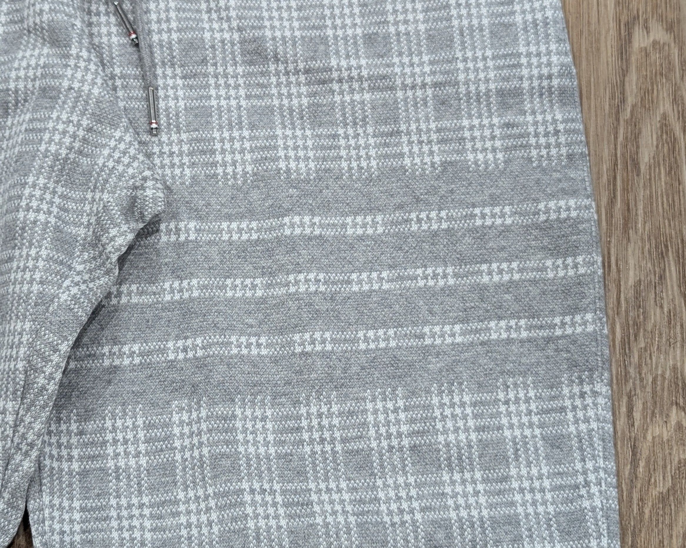 Thom Browne THOM BROWNE Plaid Drawstring Jogger Pants Gray 4 - XL Size US 36 / EU 52 - 3 Thumbnail