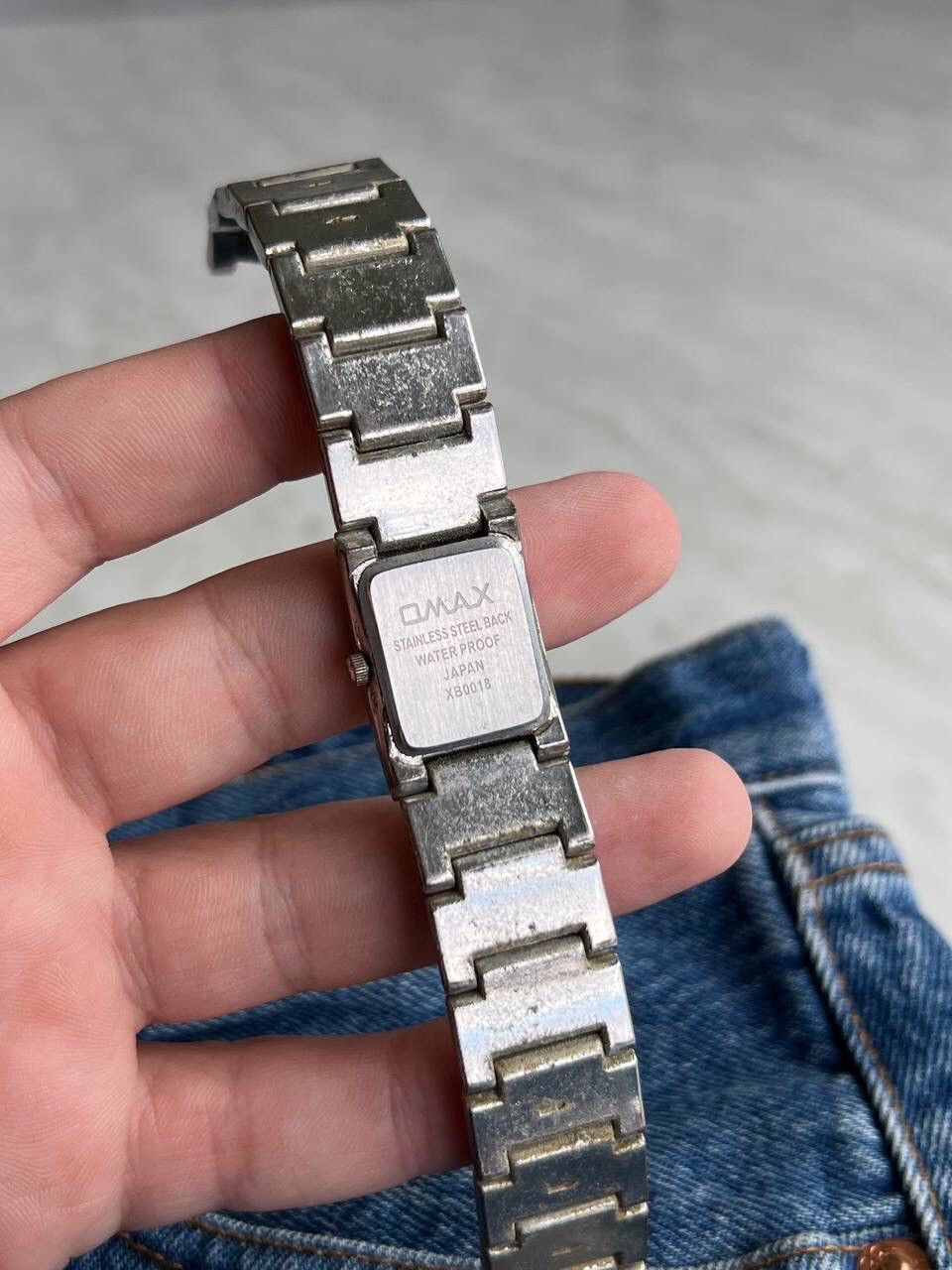 Japanese Brand Vintage Japanese style futuristic Watch OMAX Green Steel Y2K Size ONE SIZE - 6 Thumbnail