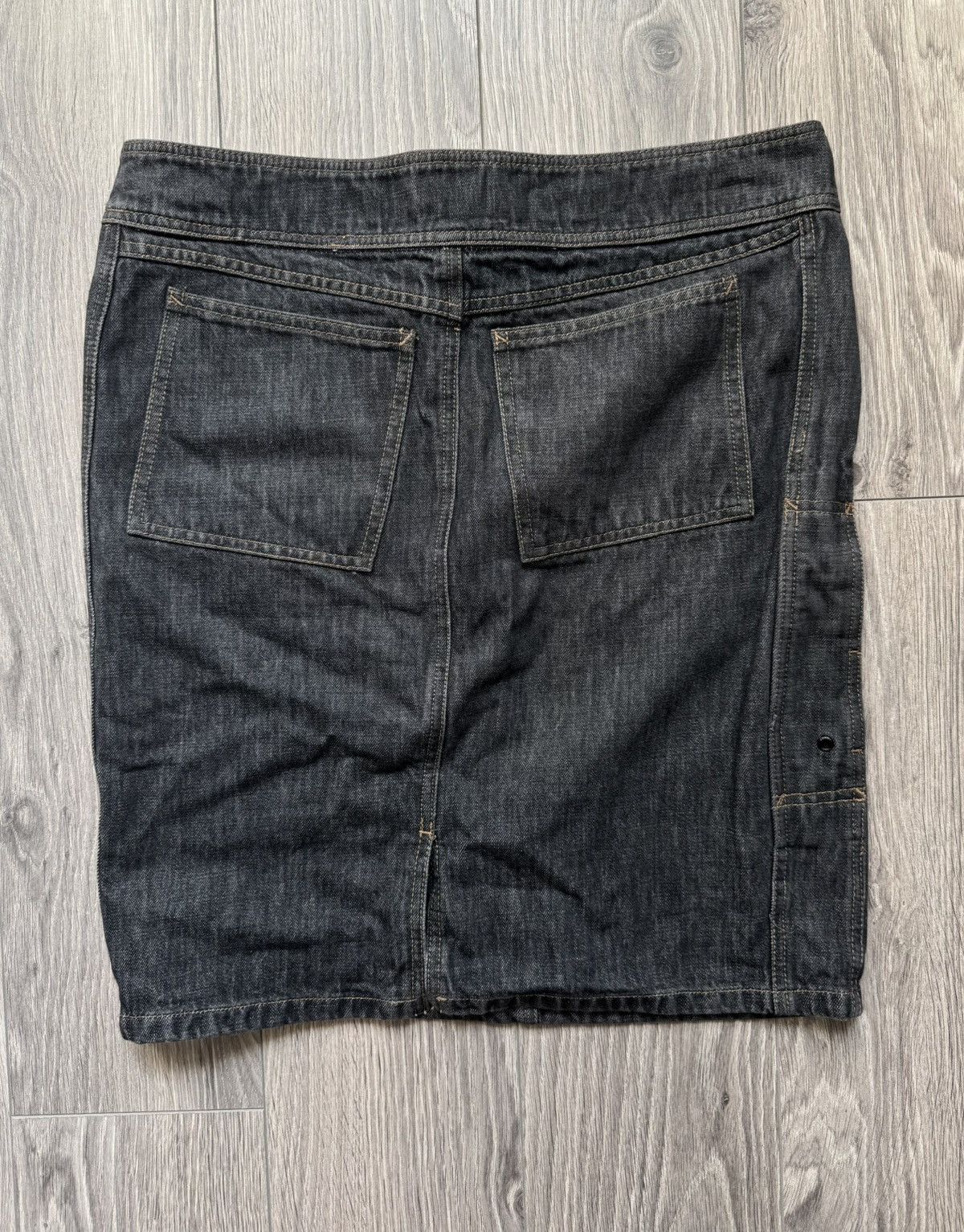 Gucci × Tom Ford Gucci by Tom Ford Old Money Denim skirt Size 32" / US 10 / IT 46 - 4 Thumbnail