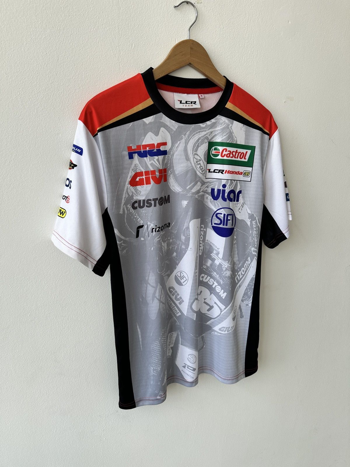 Honda Honda LRC All Over Print Racing T Shirt Size US M / EU 48-50 / 2 - 2 Thumbnail