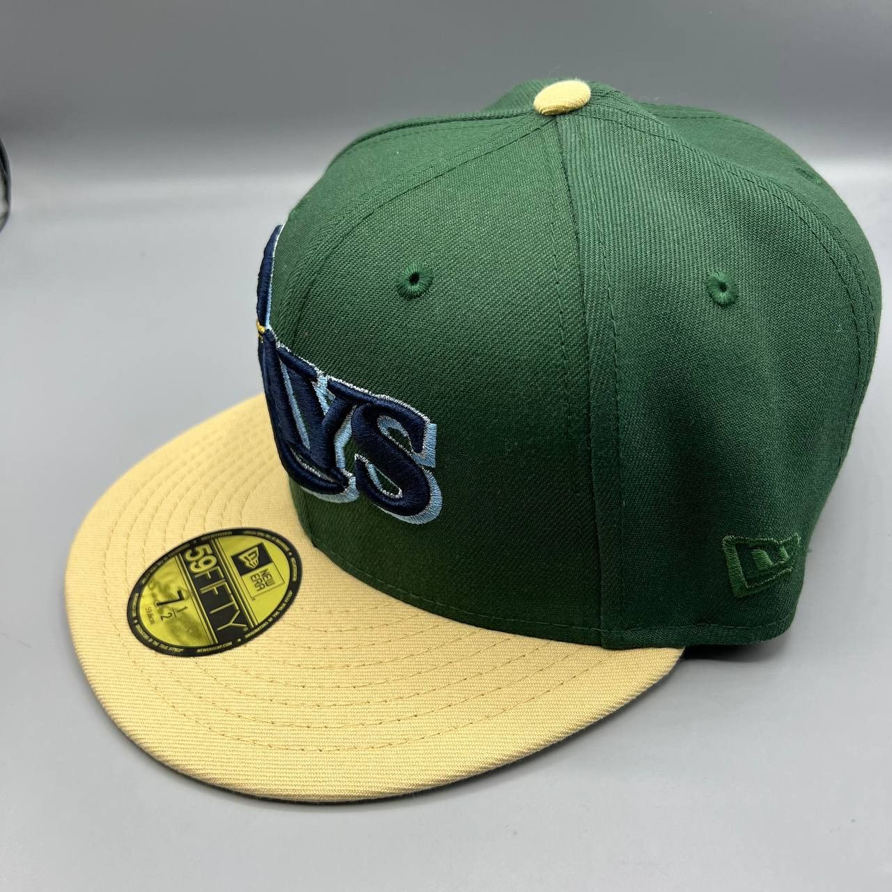 New Era Tampa Bay Rays Hat Men 7 1/2 59Fifty New Era Fitted Cap Size ONE SIZE - 8 Thumbnail