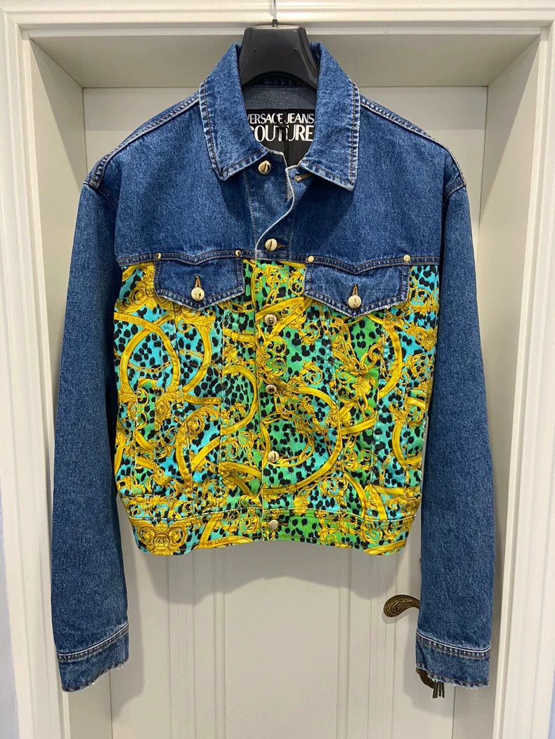 Versace Versace Baroque Denim Jacket - dmc Size US M / EU 48-50 / 2 - 1 Thumbnail